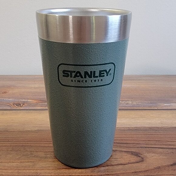 Stanley Adventure series Beer Pint 16oz - Hammertone Green - Picture 1 of 6